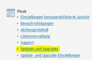 Updates und Upgrades