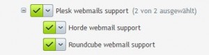 Horde webmail support