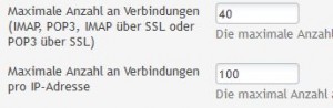 Maximale Anzahl an Verbindungen pro IP-Adresse